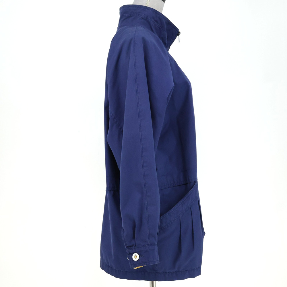 Braefair Sport Jacket Womens Medium Blue Full Zip Snaps Pockets Lined Vintage - Picture 7 of 16